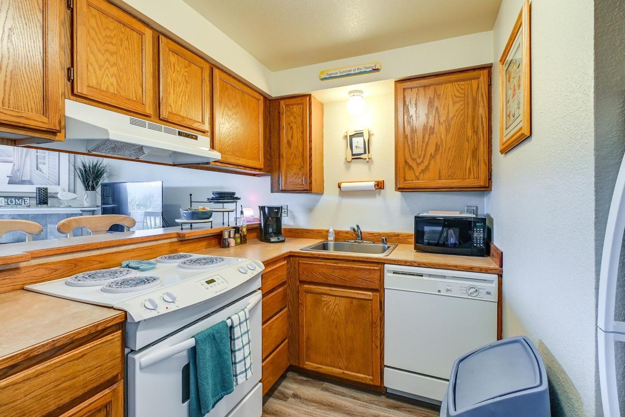 Ocean Shores Condo With Balcony Less Than 1 Mi To Beach! Zewnętrze zdjęcie