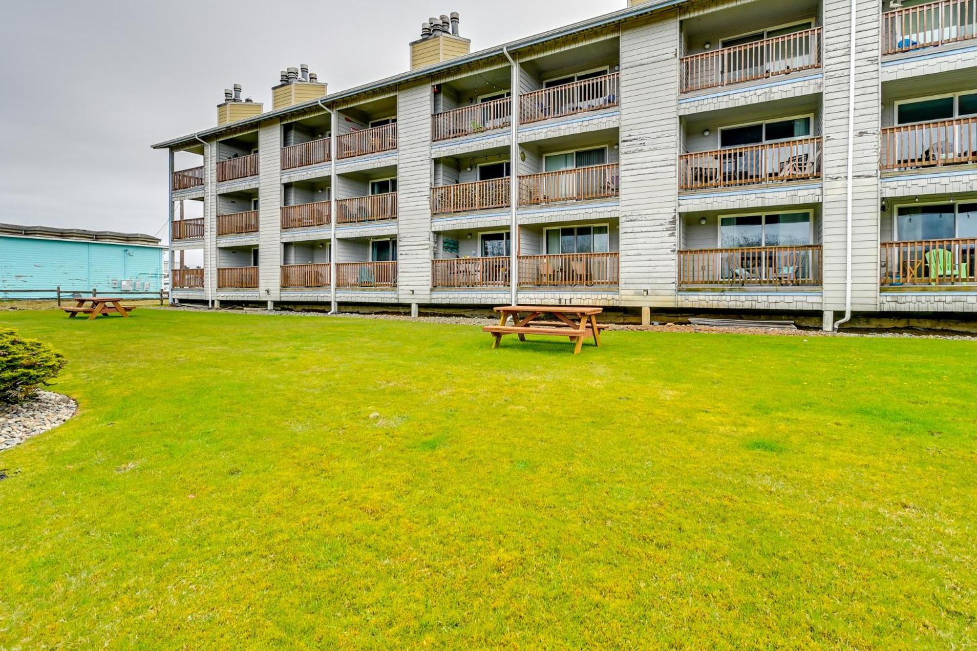 Ocean Shores Condo With Balcony Less Than 1 Mi To Beach! Zewnętrze zdjęcie